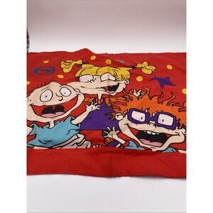 Vintage Spring 1997 Rugrats Pillow Case Sham Tommy Chucky Angelica 31" X 24" USA